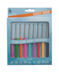 Easy grip pony crochet hooks