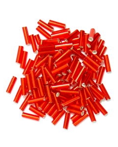 Bugle Beads 6mm in Red