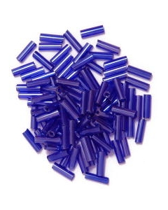 Bugle Beads 6mm in Purple
