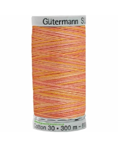 Gutermann Sulky Cotton Thread 300M Orange, Pink Col.4003