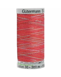 Gutermann Sulky Cotton Thread 300M Red, Grey Col.4005