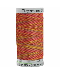 Gutermann Sulky Cotton Thread 300M Orange, Red, Yellow Col.4006