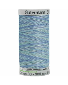 Gutermann Sulky Cotton Thread 300M Blues Col.4014