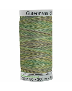 Gutermann Sulky Cotton Thread 300M Green, Browns Col.4019