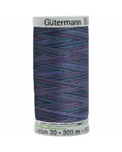 Gutermann Sulky Cotton Thread 300M Purple, Blue Col.4022