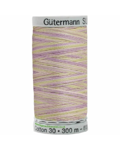 Gutermann Sulky Cotton Thread 300M Purple, Yellow Col.4024