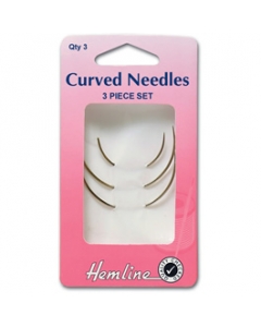 Curved hand sewing needles 
