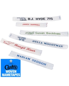 Cashs Name Tapes made to order