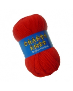 Loweth DK 25g Red Crafty Knit  in Red