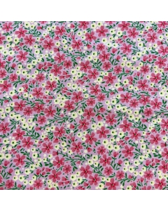 Pink & Yellow Floral Fabric