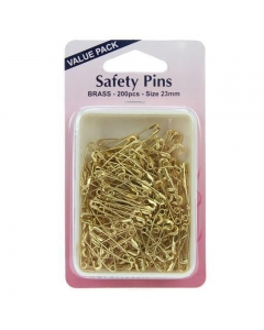 brass value pack safety pins 200pcs