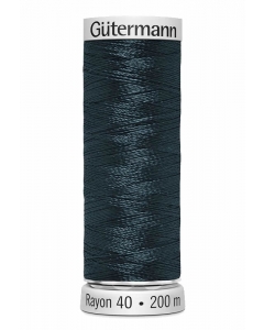 Gutermann Sulky Rayon Thread 200m (1171) Dark Blue Gray