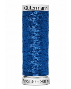 Gutermann Sulky Rayon Thread 200m (1253) Mid Blue Aster