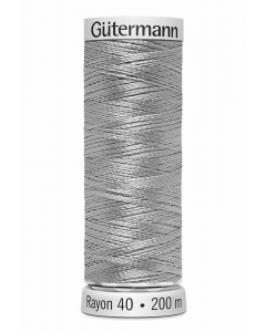 Gutermann Sulky Rayon Thread 200m (1327) Pale Cloud Gray