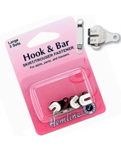 Large Strong Hook and Bar trouser fasteners
