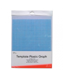 2 Sheets Printed Plastic Template Graph