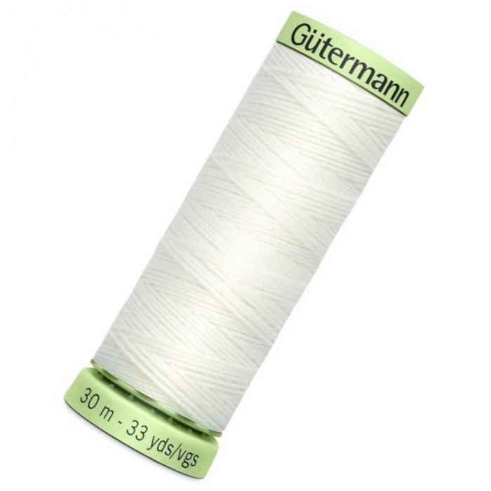 Gutermann Top Stitch Thread (Colour 111) 30m Bridal White