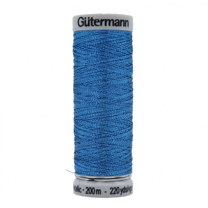 Gutermann Sulky Metallic Thread 200m (Colour 7052) Peacock