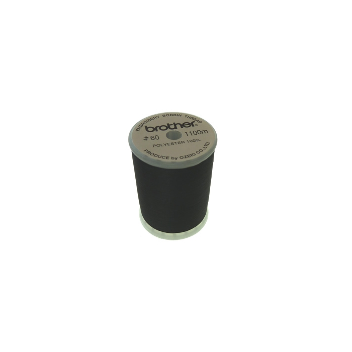 Large Black 1100m 60wt Brother Embroidery Bobbin Thread Known as