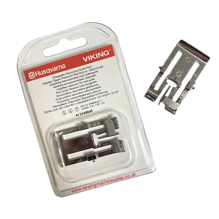 Husqvarna Changeable Decorative StitchintheDitch Guide Foot Sewing