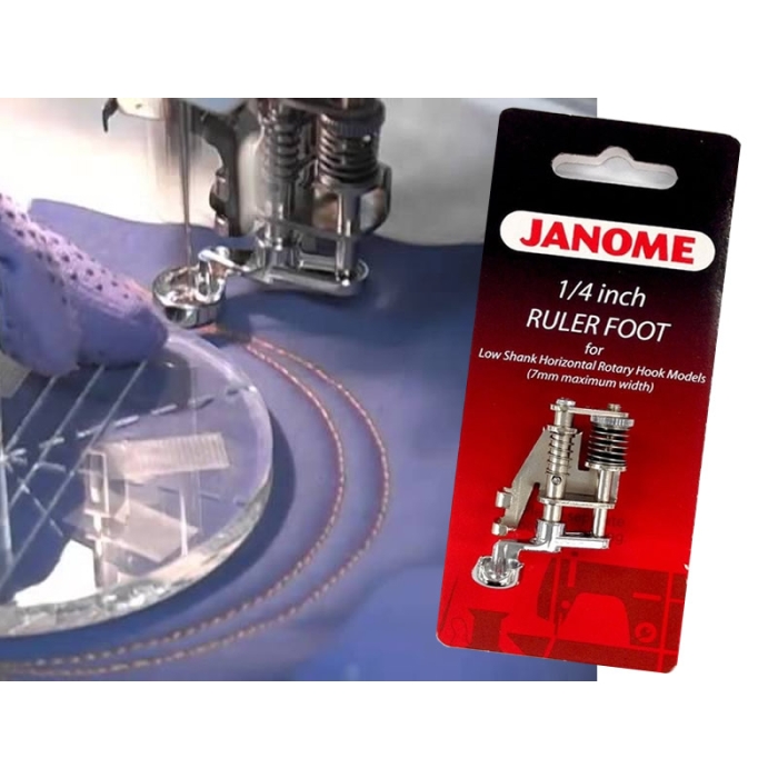 Janome 1/4" Spring Ruler Foot