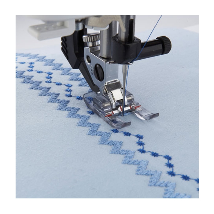 Pfaff Clear View Open Toe Applique Foot with IDT (820916096) Sewing