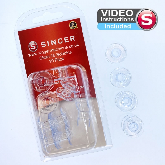 Singer Class 15 Bobbins Pack of 10 Singer Machines Ltd