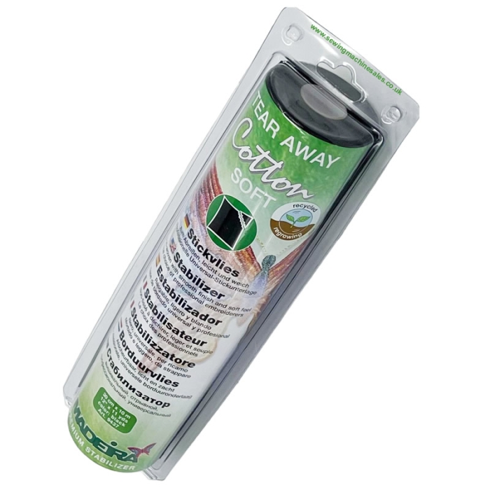 Madeira Cotton Soft Black Tear Away Stabilizer Sewing Machine Sales