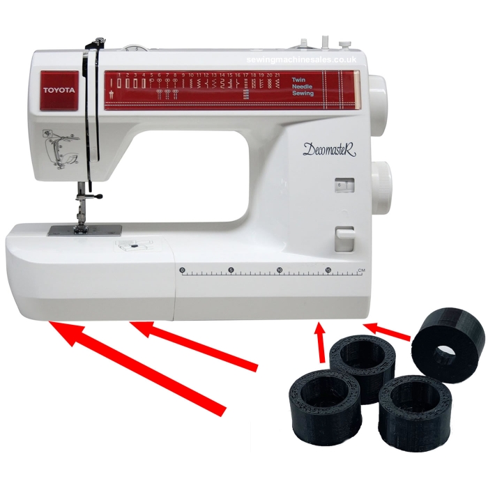 Toyota RS2000 Rubber Feet Set