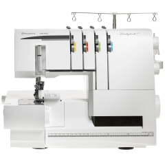 Husqvarna S21 Huskylock is a combo model, that can sew a cover & overlock stitch
