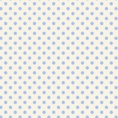 Tilda Something Blue Dorothy Sky Blue Polka Dot Cotton Fabric