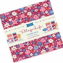 Tilda Village Life Charm Pack 40pcs