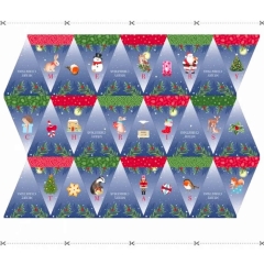 Christmas Woodland Bunting Panel