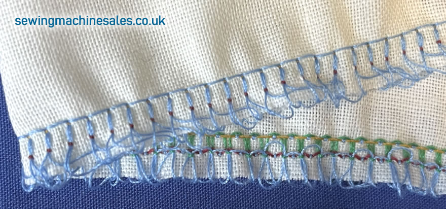 Huge thread looping and skipping stitches