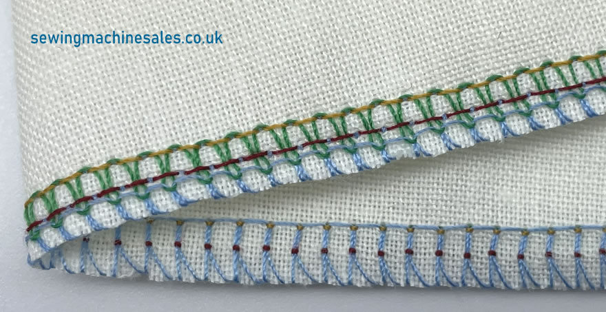 Lower looper thread tension is too loose