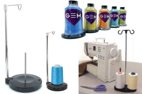 Embroidery machine thread cone stand