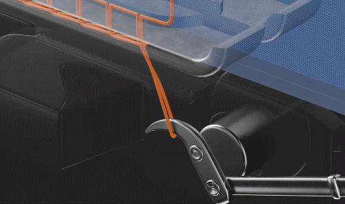 Slow motion chain stitch animation