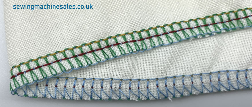 Needle thension too tight causing puckering