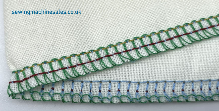 Lower looper tension too loose