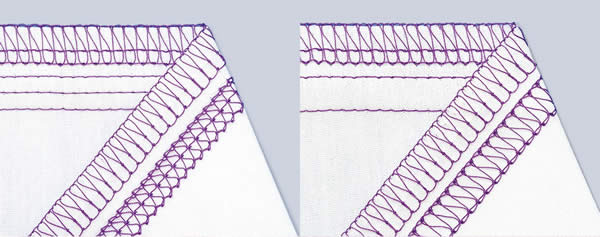 Ovation 8 thread & 7 thread stitches