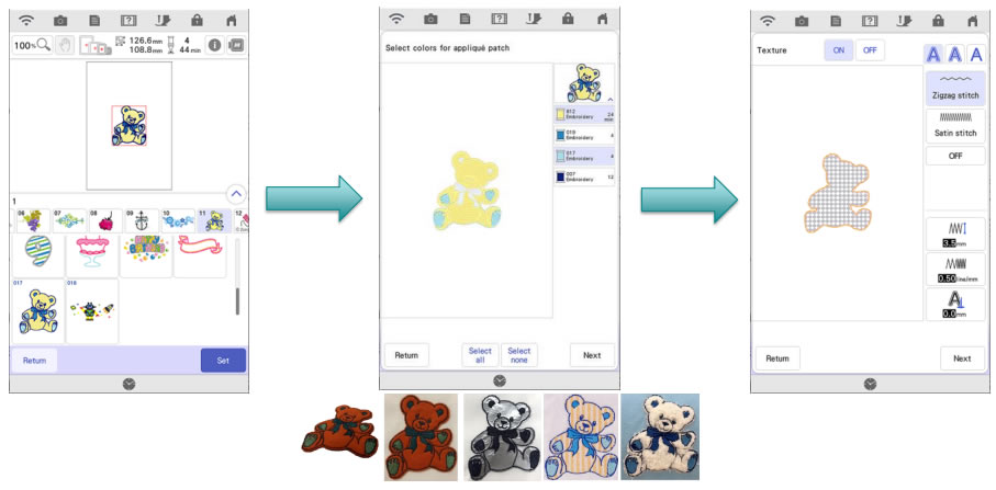 Convert dasign in to applique