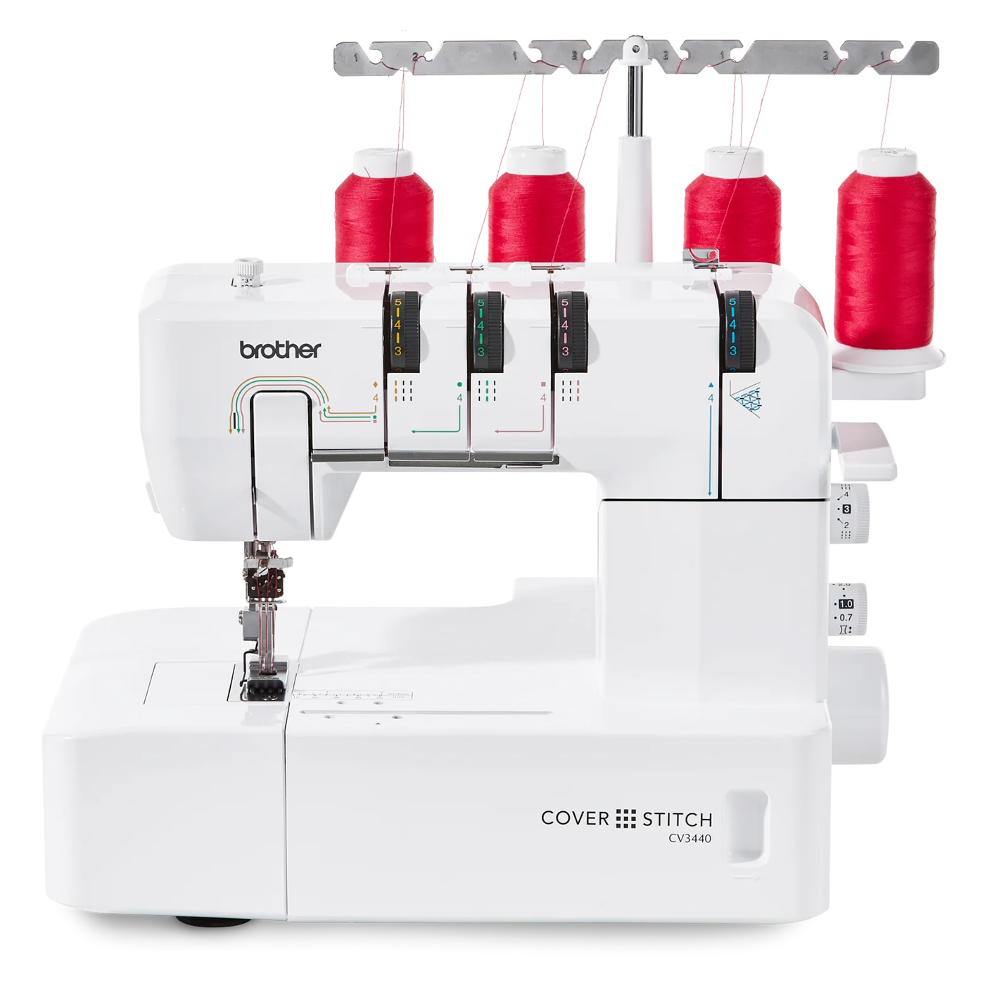 Save £100* Brother CV3440 Coverstitch Machine – Professional Cover Hem & Chain Stitch