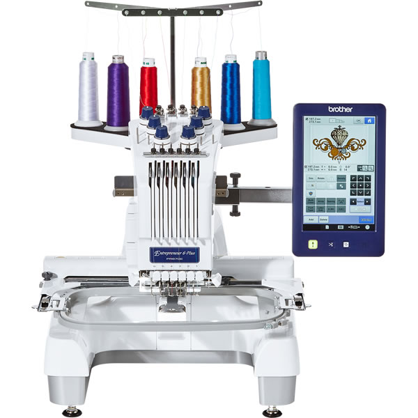 Brother PR670e Industrial 6-Needle Embroidery Machine