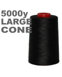 Large black overlock thread cone