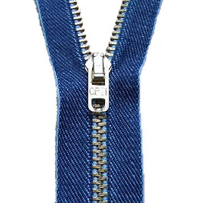 Zips for Jeans Denim Blue In Colour to Match Your Pants