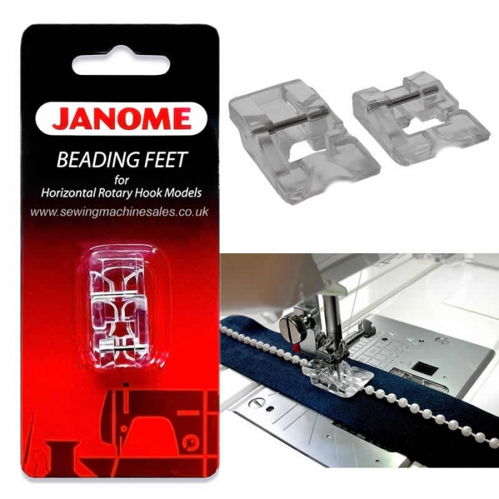 Janome Beading Foot Set. Huge Range of Janome Beading Feet