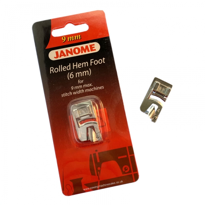 Rolled Hem Foot for Janome with 9mm Stitch Width (202081007) and