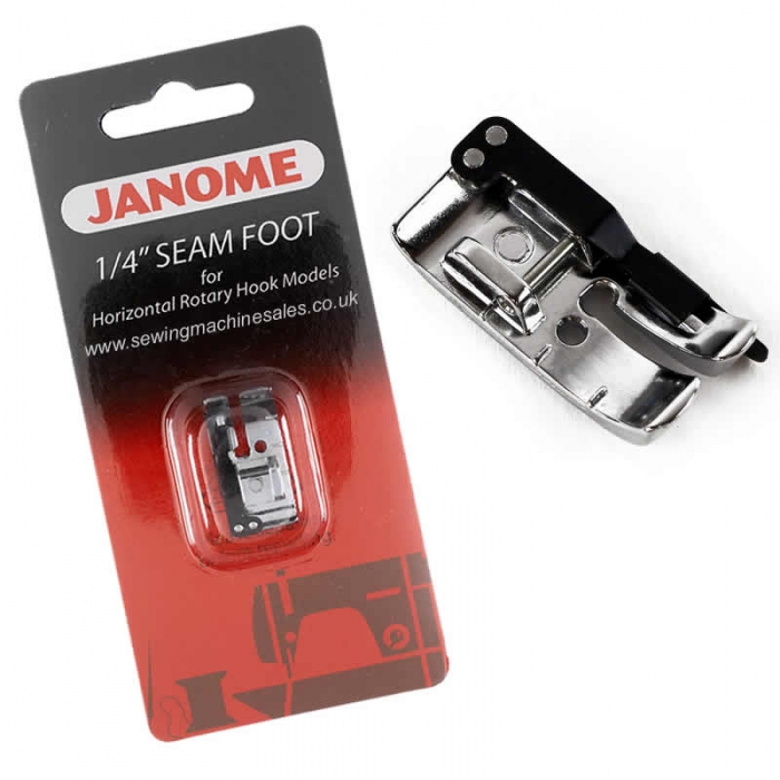 Janome 1//4 seam foot Horizontal rotary Hook Models by Janome