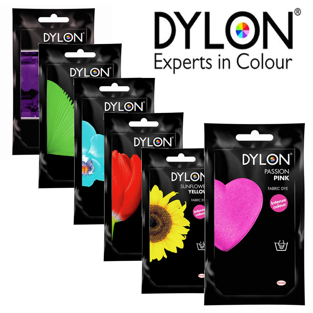 DYLON Fabric Dye for Hand Washing easy to use just pop into washing machine  and hey presto beautiful coloured garment, bedding or home decor item.