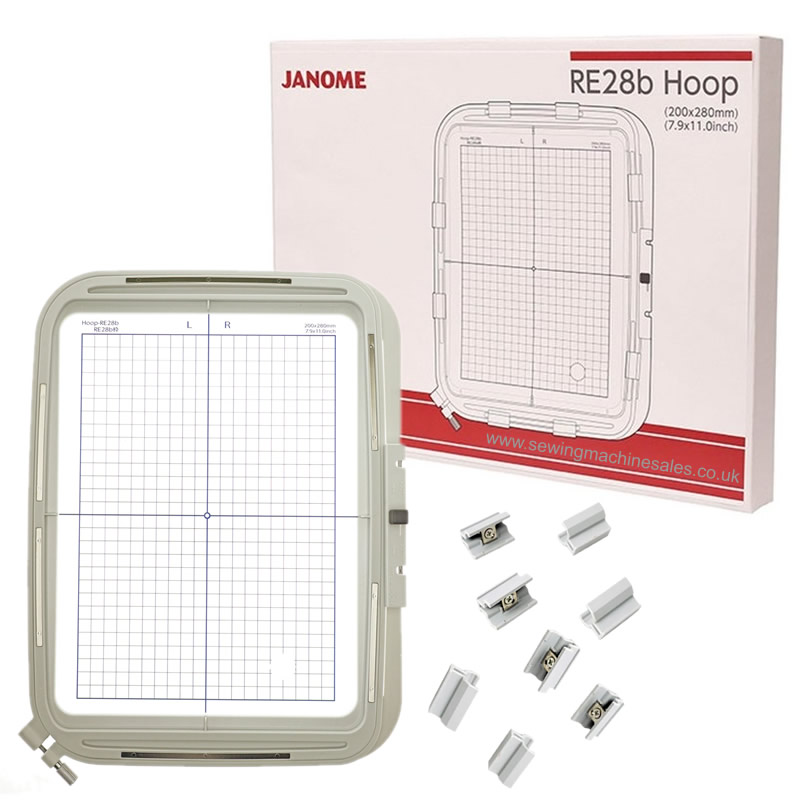 Janome RE28B Embroidery Hoop 200 x 280 mm (864403009) - Sewing 